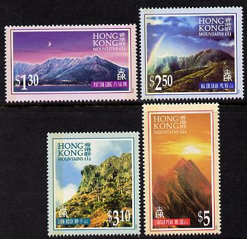 Hong Kong 1996 Mountains set of 4 unmounted mint SG 837-40