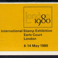 Cinderella - Great Britain 1980 London 1980 International Stamp Exhibition self adhesive label