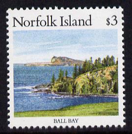 Norfolk Island 1987 Ball Bay $3 unmounted mint SG 419