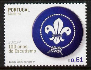 Portugal - Madeira 2007 Europa - Centenary of Scouting 61c unmounted mint SG 389