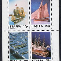 Staffa 1981 Model Ships perf,set of 4 values (10p to 75p) unmounted mint