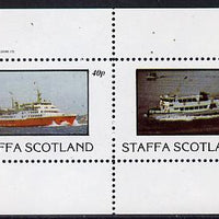 Staffa 1982 Ships #2 (Ferries) perf,set of 2 values (40p & 60p) unmounted mint