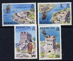 Bermuda 1982 Historic Forts perf set of 4 unmounted mint SG 453-6