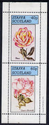 Staffa 1981 Roses #2 (Peace & Queen Elizabeth) perf,set of 2 values (40p & 60p) unmounted mint