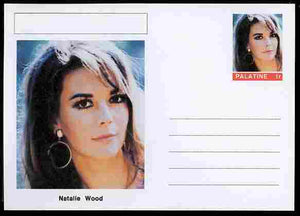 Palatine (Fantasy) Personalities - Natalie Wood (actress) postal stationery card unused and fine