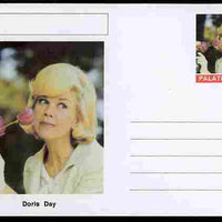 Palatine (Fantasy) Personalities - Doris Day (actress) postal stationery card unused and fine