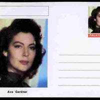 Palatine (Fantasy) Personalities - Ava Gardner (actress) postal stationery card unused and fine