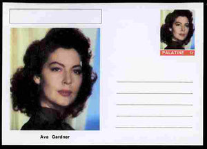 Palatine (Fantasy) Personalities - Ava Gardner (actress) postal stationery card unused and fine