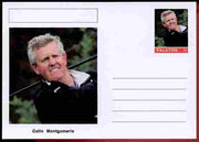 Palatine (Fantasy) Personalities - Colin Montgomerie (golf) postal stationery card unused and fine