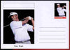 Palatine (Fantasy) Personalities - Vijay Singh (golf) postal stationery card unused and fine