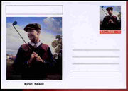 Palatine (Fantasy) Personalities - Byron Nelson (golf) postal stationery card unused and fine