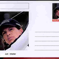 Palatine (Fantasy) Personalities - Juli Inkster (golf) postal stationery card unused and fine