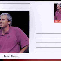 Palatine (Fantasy) Personalities - Curtis Strange (golf) postal stationery card unused and fine