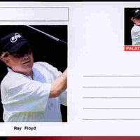 Palatine (Fantasy) Personalities - Ray Floyd (golf) postal stationery card unused and fine