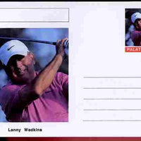 Palatine (Fantasy) Personalities - Lanny Wadkins (golf) postal stationery card unused and fine