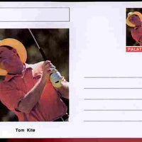 Palatine (Fantasy) Personalities - Tom Kite (golf) postal stationery card unused and fine