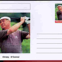 Palatine (Fantasy) Personalities - Christy O'Connore (golf) postal stationery card unused and fine