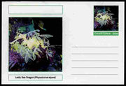 Chartonia (Fantasy) Fish - Leafy Sea Dragon (Phycodurus eques) postal stationery card unused and fine