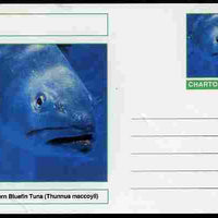 Chartonia (Fantasy) Fish - Southern Bluefin Tuna (Thunnus maccoyii) postal stationery card unused and fine