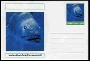 Chartonia (Fantasy) Fish - Southern Bluefin Tuna (Thunnus maccoyii) postal stationery card unused and fine