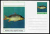 Chartonia (Fantasy) Fish - Common Carp (Cyprinus Carpio) postal stationery card unused and fine