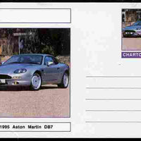 Chartonia (Fantasy) Cars - 1995 Aston Martin DB7 postal stationery card unused and fine