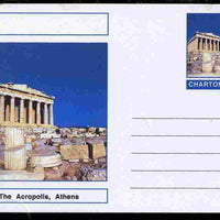 Chartonia (Fantasy) Landmarks - The Acropolis, Athens, postal stationery card unused and fine