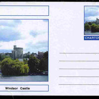 Chartonia (Fantasy) Landmarks - Windsor Castle, Berkshire postal stationery card unused and fine