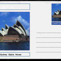 Chartonia (Fantasy) Landmarks - Sydney Opera House postal stationery card unused and fine