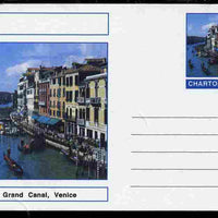 Chartonia (Fantasy) Landmarks - Grand Canal, Venice postal stationery card unused and fine