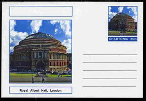 Chartonia (Fantasy) Landmarks - Royal Albert Hall, London postal stationery card unused and fine