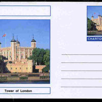 Chartonia (Fantasy) Landmarks - The Tower of London postal stationery card unused and fine