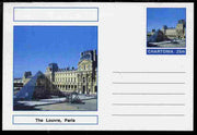 Chartonia (Fantasy) Landmarks - The Louvre, Paris postal stationery card unused and fine