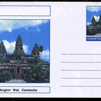 Chartonia (Fantasy) Landmarks - Angkor Wat, Cambodia postal stationery card unused and fine