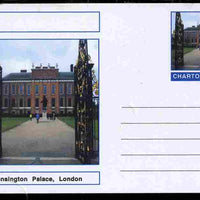 Chartonia (Fantasy) Landmarks - Kensington Palace, London postal stationery card unused and fine