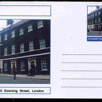 Chartonia (Fantasy) Landmarks - No.10 Downing Street, London postal stationery card unused and fine