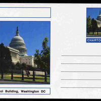 Chartonia (Fantasy) Landmarks - Capitol Building, Washington DC postal stationery card unused and fine