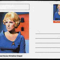 Palatine (Fantasy) Star Trek - Head Nurse Christine Chapel postal stationery card unused and fine