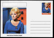 Palatine (Fantasy) Star Trek - Head Nurse Christine Chapel postal stationery card unused and fine