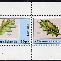 Bernera 1982 Tree Leaves (Oak & Holly) perf,set of 2 values (40p & 60p) unmounted mint