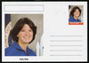 Palatine (Fantasy) Personalities - Sally Ride (astronaut) postal stationery card unused and fine