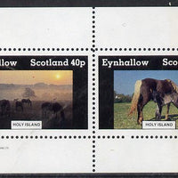 Eynhallow 1982 Horses #3 perf,set of 2 values (40p & 60p) unmounted mint