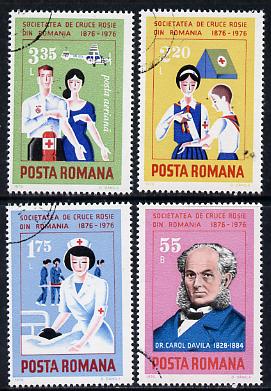 Rumania 1976 Centenary of Red Cross cto set of 4, Mi 3336-39, SG 4211-14*