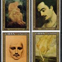 Lebanon 1983 Birth Cent of Gibran (Poet & Painter) set of 4, SG 1287-90