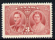 Canada 1937 KG6 Coronation unmounted mint SG 356*