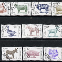 Bulgaria 1991 Farm Animals set of 11 cto used, (Mi 3881-85, 3923-27 & 3984) SG 3728-38*