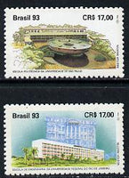 Brazil 1993 Engineering Schools set of 2, SG 2593-94 unmounted mint*