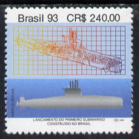 Brazil 1993 Launch of First Brazilian Built Submarine unmounted mint, SG 2612*