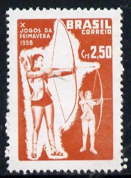 Brazil 1958 Spring Games (Archery) unmounted mint SG 993*