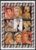 Benin 2002 Grace Kelly #1 perf sheetlet containing 9 values unmounted mint. Note this item is privately produced and is offered purely on its thematic appeal